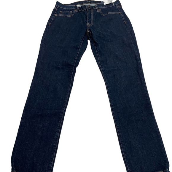 GAP Women's Straight Leg Jeans - Midnight Indigo - Picture 2 of 8